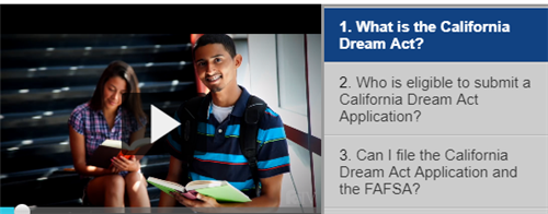 what is the california dream act?